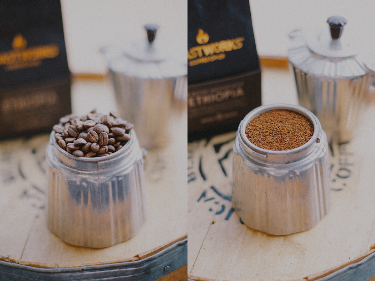 Whole beans vs ground coffee